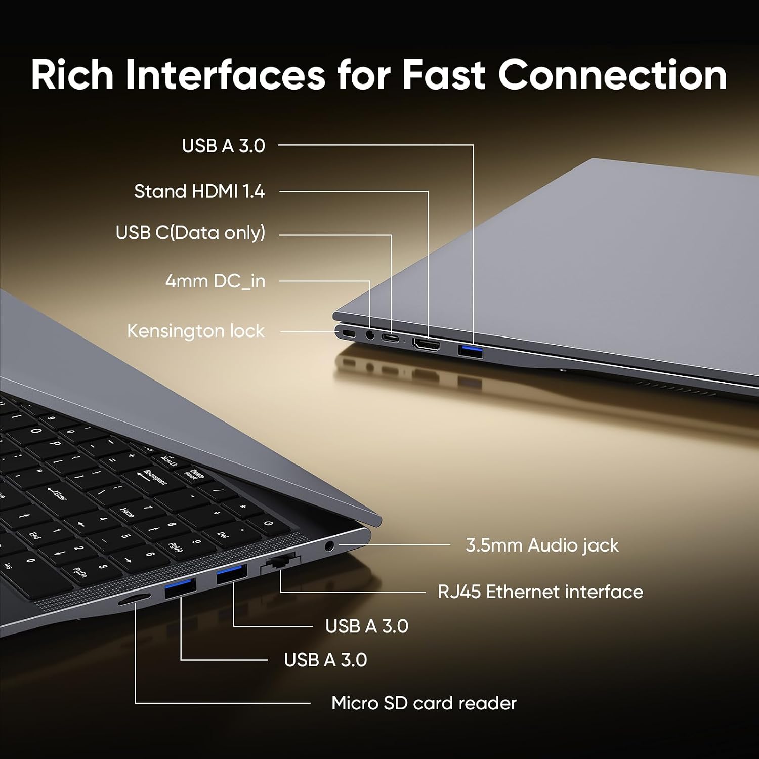 EYY 16' Laptop Computer Intel Core i5 Processor, Win 11 Pro Laptop 16GB RAM 512GB SSD, 1920 x 1200 FHD 16:10 Display, Office Suite Notebook with Backlit Keyboard, Student Business Work Laptops
