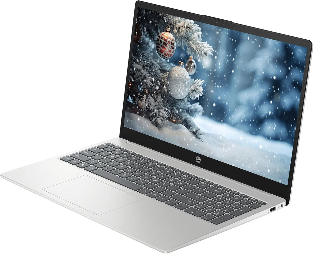 HP 15.6' FHD Business & Student Laptop Computer, 10-Core Intel Core i5, Windows 11 Pro Laptop with Microsoft Office Lifetime Suite, PLUSERA Earphones, Silver (16GB RAM | 1TB SSD)