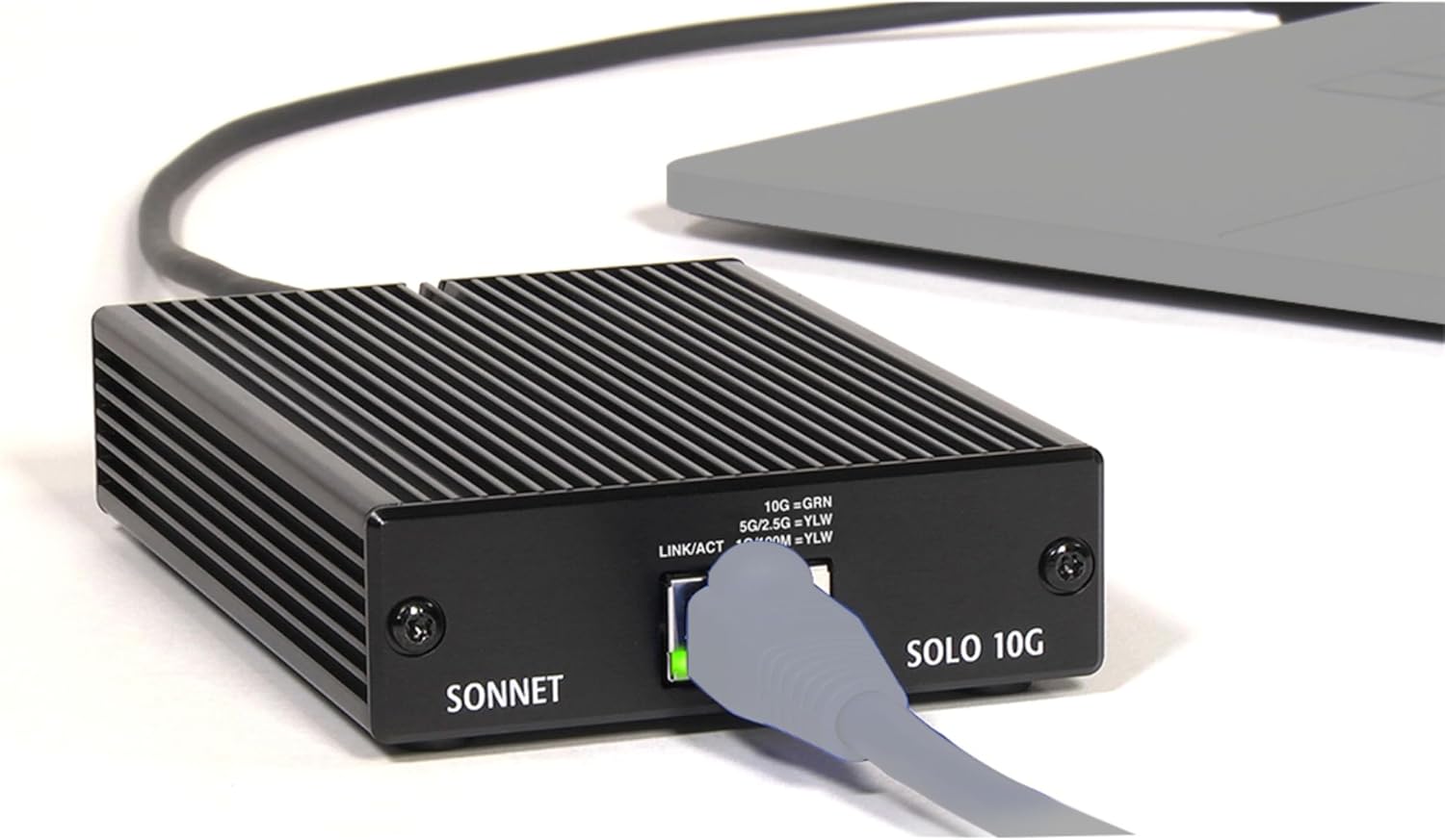 Sonnet Technologies Solo 10G Thunderbolt 3 to 10GBASE-T Ethernet Fanless Adapter (SOLO10G-TB3)