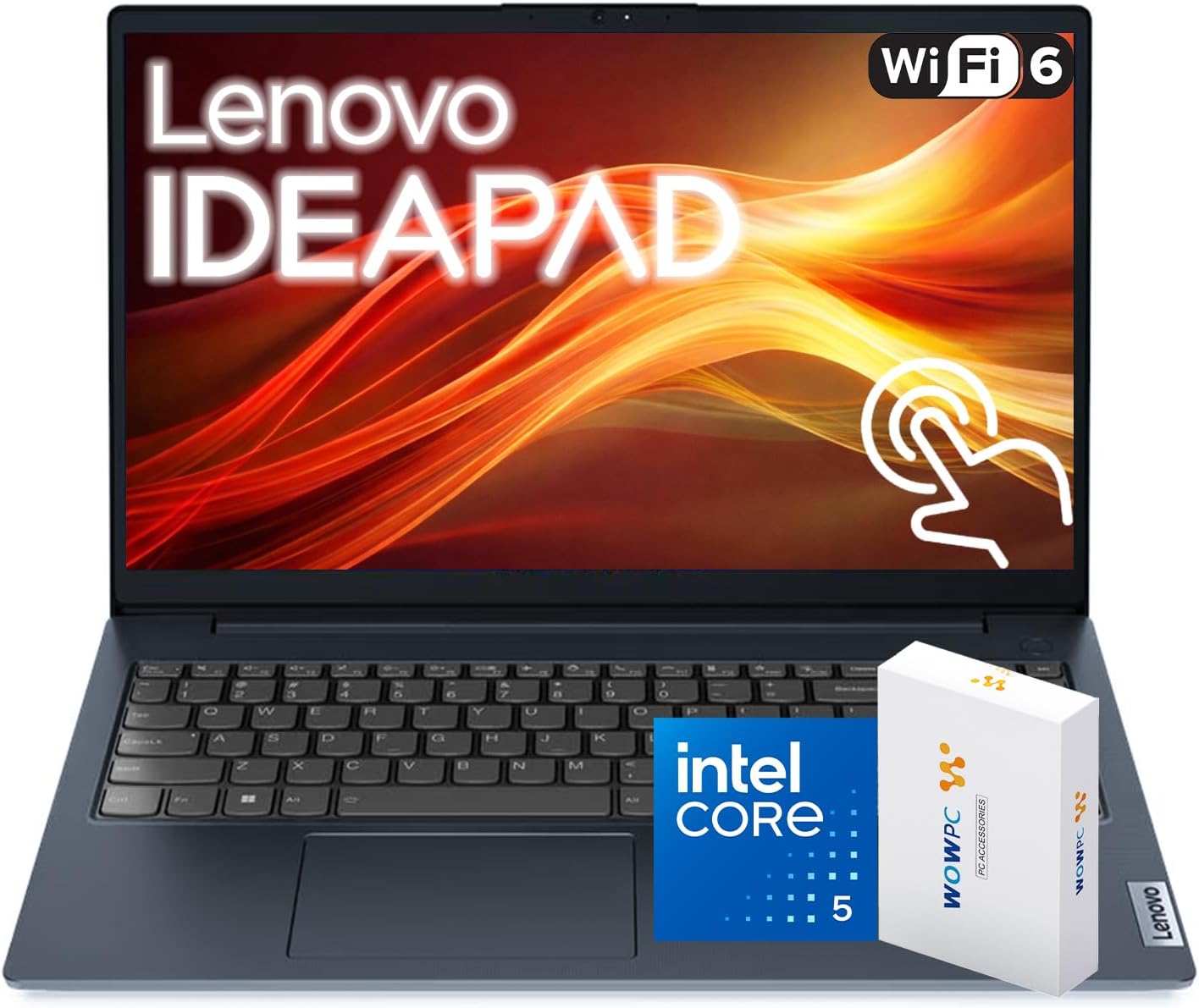 Lenovo 15.6' FHD Touchscreen Business Laptop, 13th Gen Intel 10-Core i5-1335U(Beats i7-1255U), 8GB RAM, 756GB Storage(256GB SSD+500GB External Drive), Windows 11, WOWPC, No Mouse