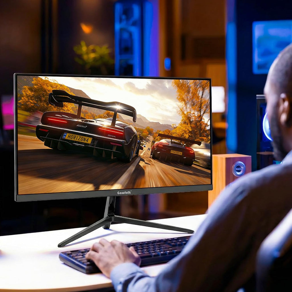 Gawfolk 27 Inch Gaming Monitor IPS 260Hz, QHD 2560 * 1440p PC Monitors, Computer Screen for Home & Office, Support HDMI & DP, Wall Mount Compatible 75 * 75mm, Black