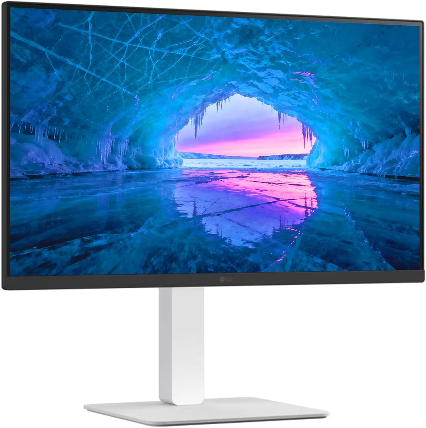 LG 27'Ultrafine UHD (3840 x 2160) 4K, IPS Monitor, HDR10, 90% DCI-P3, Dynamic Action Sync, Black Stabilizer & Flicker Safe, VESA Mountable, DisplayPort & HDMI, Tilt/Height/Swivel/Pivot Adjustable