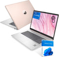 HP 17.3' Touchscreen Laptop, Intel Core i7-1355U, Pale Rose Gold, 64GB RAM, 2TB SSD, Webcam, HDMI, Backlit Keyboard, Fingerprint Reader, Wi-Fi 6, Windows 11 Home