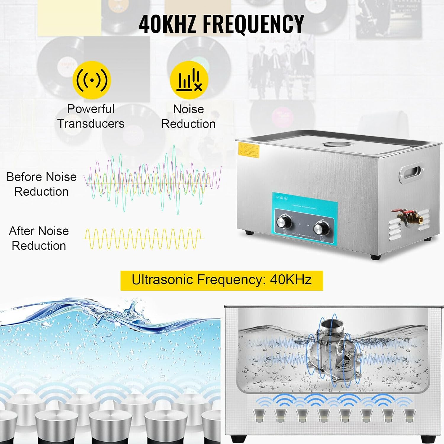 3L 6L 10L 15L 22L 30L Electric Ultrasonic Cleaner Portable Washing Machine Lave-Dishes Diswasher Ultrasound Home Appliance(3 L)