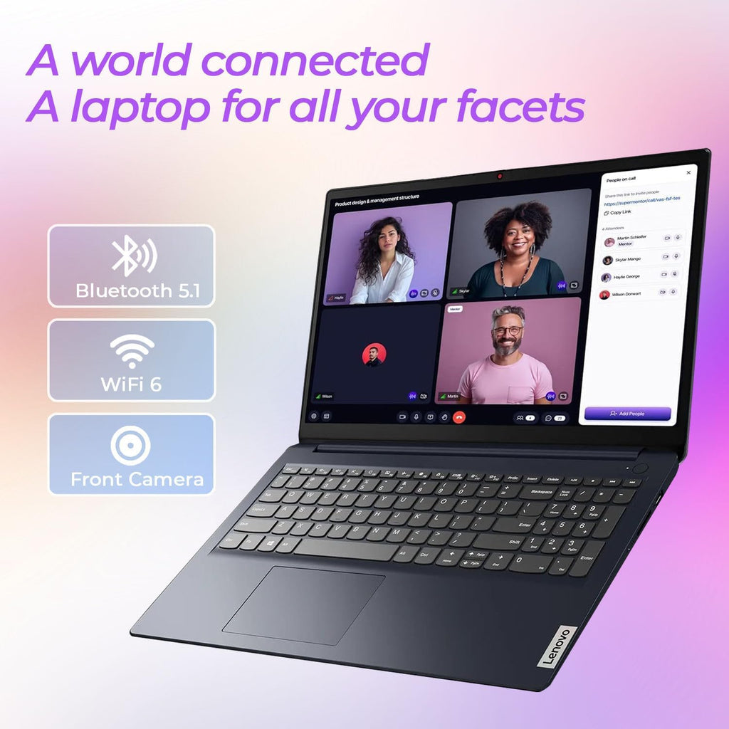 Lenovo Newly Designed 15.6' Business Laptop(2025/2026 Edition) | Intel 4-core Processor | 15.6' FHD (1920 x 1080) | 32GB DDR4 | 1TB PCIe SSD | Low-Blue Light | Military Durable | Windows 11 Pro