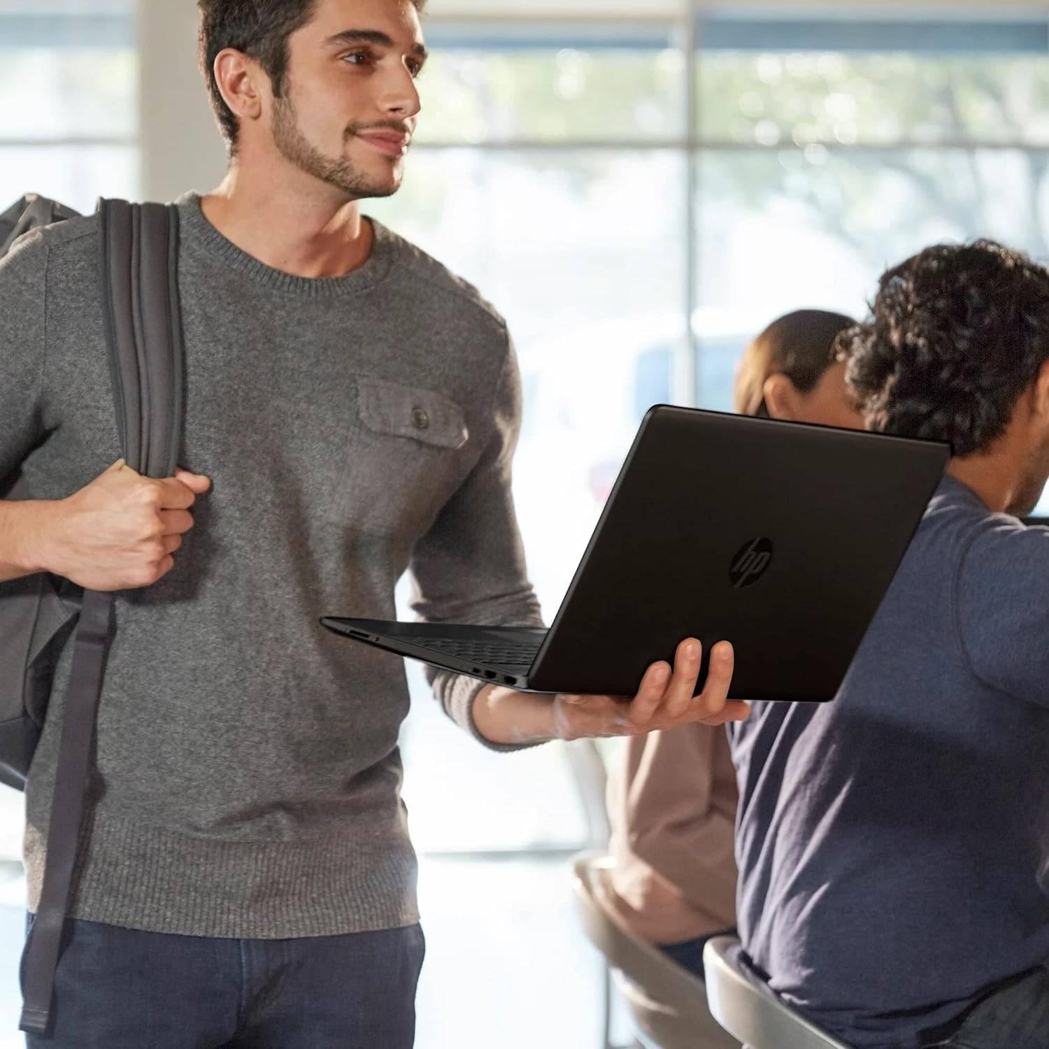 HP 15 Laptop(Include 1 Year Office 365), 16GB RAM, 256GB SSD, 15.6' FHD 1080p IPS Display, AMD Athlon Silver 3050U Processor, Ethernet Port RJ-45, SD Card Reader, Windows 11 Pro, WOWPC Recovery USB