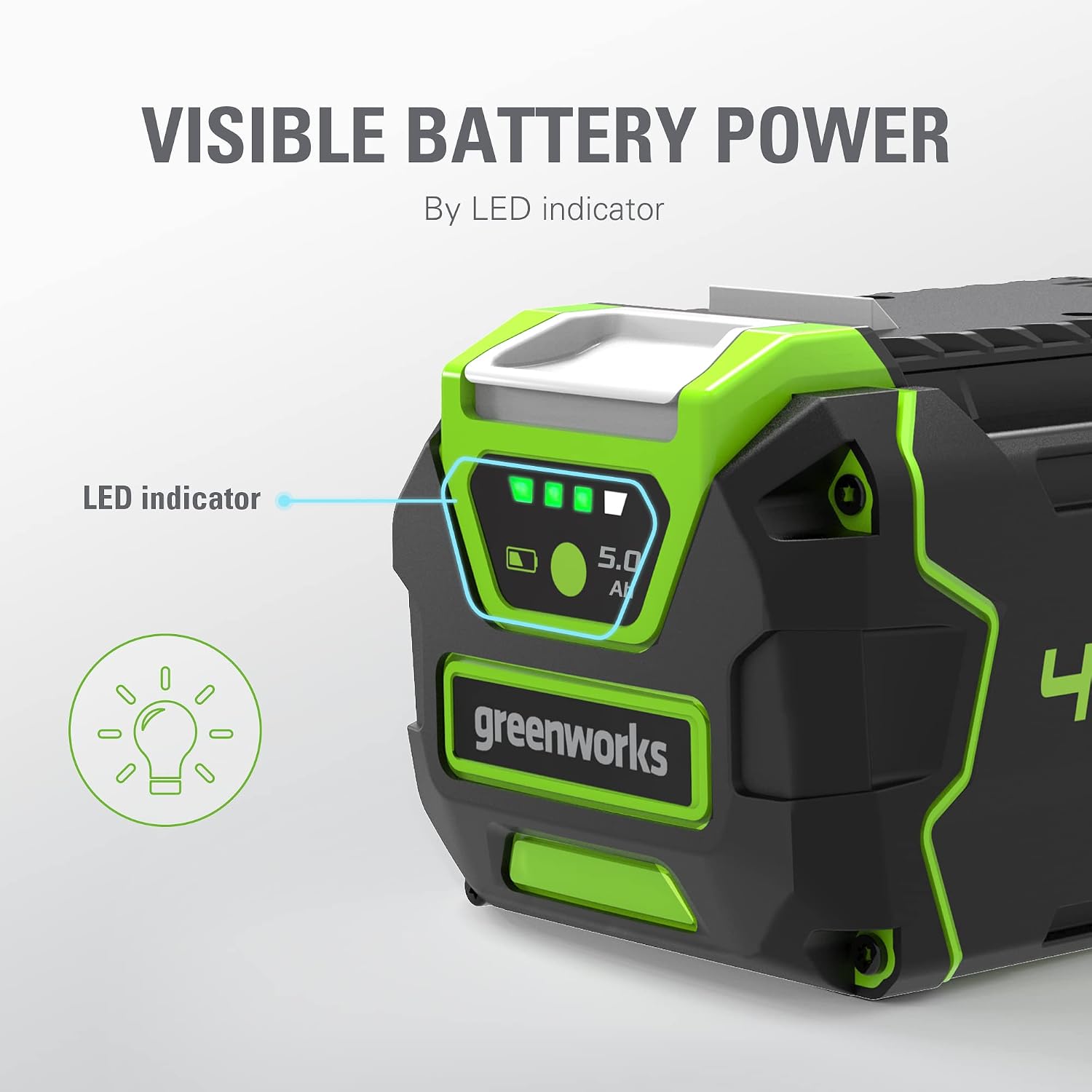 Greenworks 40V 5.0Ah Lithium-Ion Battery