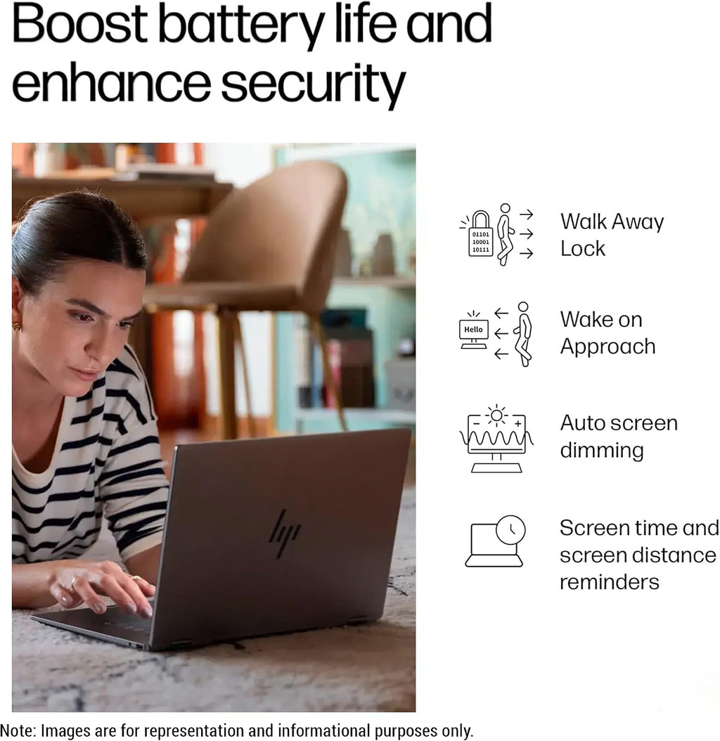 HP OmniBook X Flip Next Gen AI 16 Laptop, Intel Ultra 9-288V, 32 GB LPDDR5x RAM, 2 TB SSD PCIe, 16' 3K (2880x1800) Touchscreen, Intel Arc 140V, Backlit Keyboard, W11 Pro, Eclipse Gray+Traix Mousepad