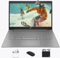 HP Chromebook 2025 Flagship 14' HD Laptop for Student Business, 4-Core Celeron N4120 CPU, 4GB RAM, 564GB Storage (64GB eMMC + 500GB Ext), Webcam, WiFi, Long Battery, HubxcelAccessory, Chrome OS