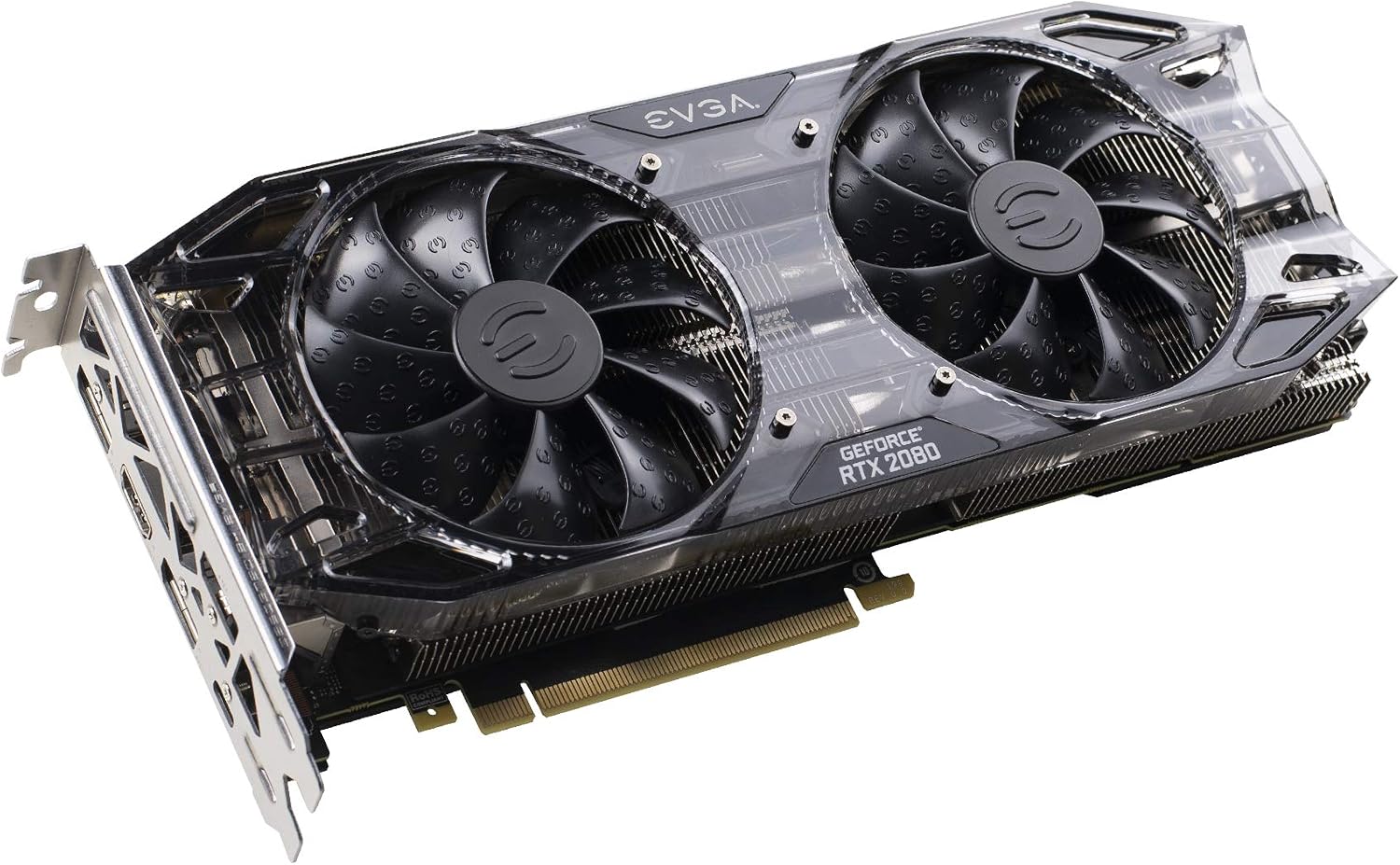 EVGA 08G-P4-2081-KR GeForce RTX 2080 Gaming 8GB GDDR6 Dual HDB Graphics Card, Black Edition