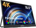 InnoView 4K Portable Monitor 18.5' 3840x2160 UHD USB-C HDMI for Laptop, 400 nits IPS Computer Gaming Display HDR Travel Monitor with W/180°Adjustable Stand for Desktop Mac Phones Tablet PS5/4 Switch