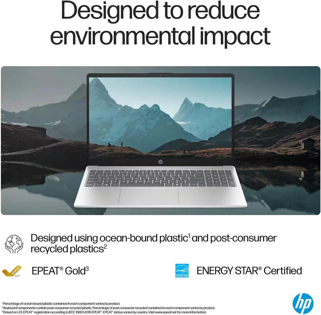 HP 15 Touchscreen Laptop Computer - 15.6' FHD IPS, Intel 10-Core i7 1355U CPU, 16GB RAM + 512GB SSD, Intel Iris Xe Graphics, Numeric Pad, WIFI6, Copilot AI PC, Win11 Pro, w/Accessoires