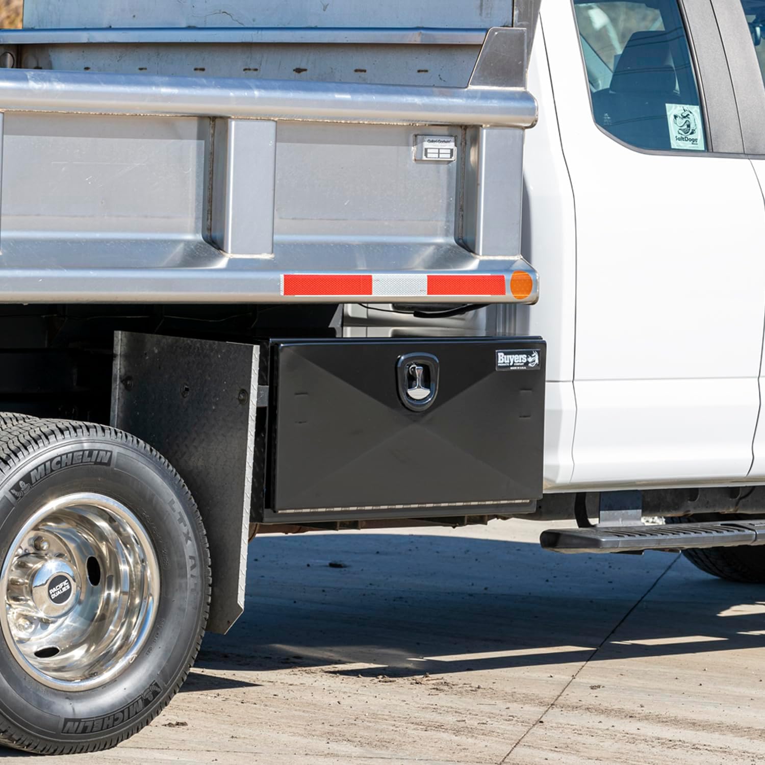 Buyers Products 1752800 Black Pro Series Steel Underbody Truck Box, 18x18x24 Inch, Durable Vehicle Tool Box For Storage and Organization
