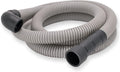 Eastman 6 Foot Dishwasher Drain Hose, Fit with 5/8 Inch, 7/8 Inch, or 1 Inch OD Drain Outlet, 90 Degree Rubber Elbow, Corrugated, Gray Polypropylene, 91227 (Pack of 10)