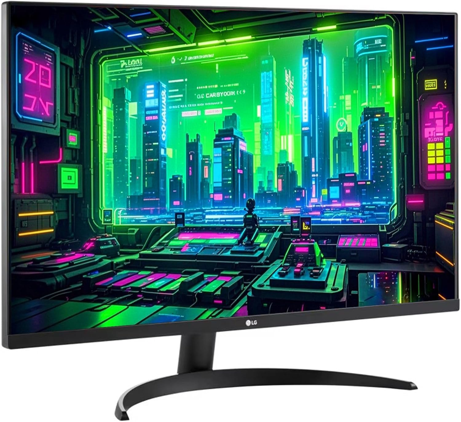 LG 32 inch Ultrafine 4K UHD (3840 x 2160) Computer Monitor, HDR10, 90% DCI-P3, Dynamic Action Sync, OnScreen Control, Built-in Speakers, Black Stabilizer, Flicker Safe, Tilt Adjustment