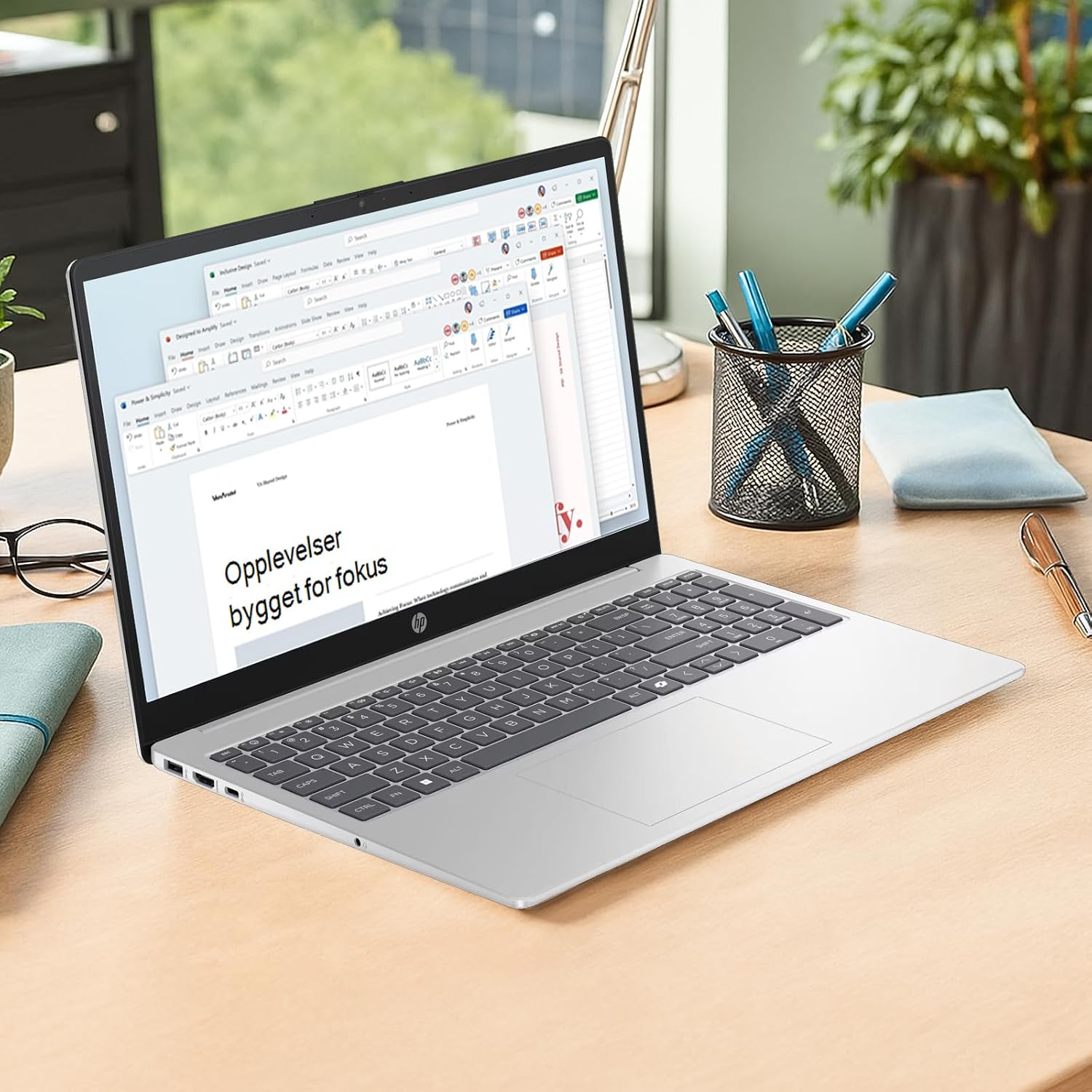 HP 15.6' Touchscreen Laptop for Business & Student, Intel 13th core i3(Up to 4.5GHz), 250 Nits Display, Win 11 Pro & Copilot AI, Wi-Fi 6 & BT 5.3, Fast Charge, Brand Mouse Kit (16GB RAM | 512GB SSD)