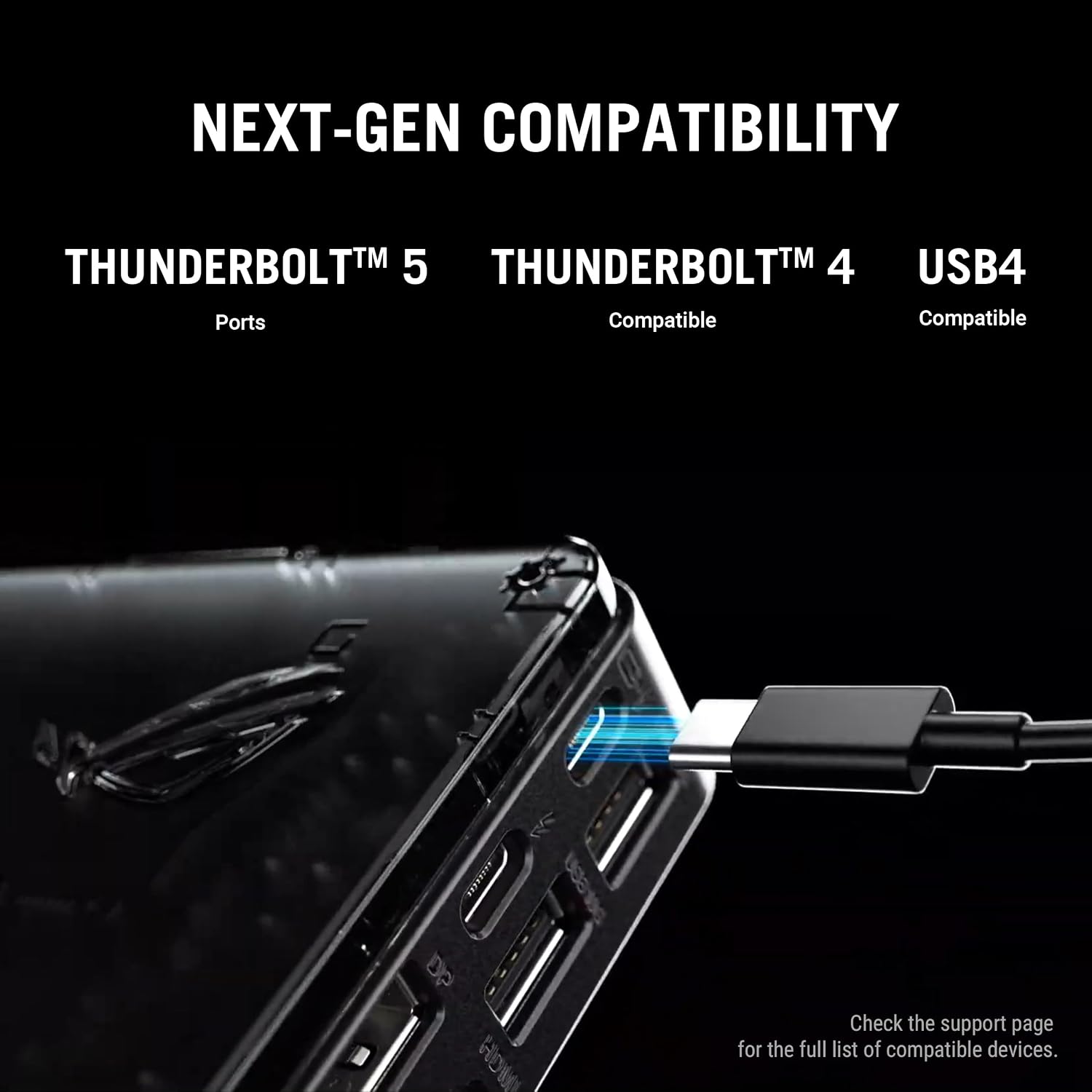 ASUS ROG XG Mobile (2025) External Graphics Card, NVIDIA® GeForce RTX™ 5070 Ti, GC34R-050, Thunderbolt™ 5, PCI Express, Compatible with Desktop, Laptop