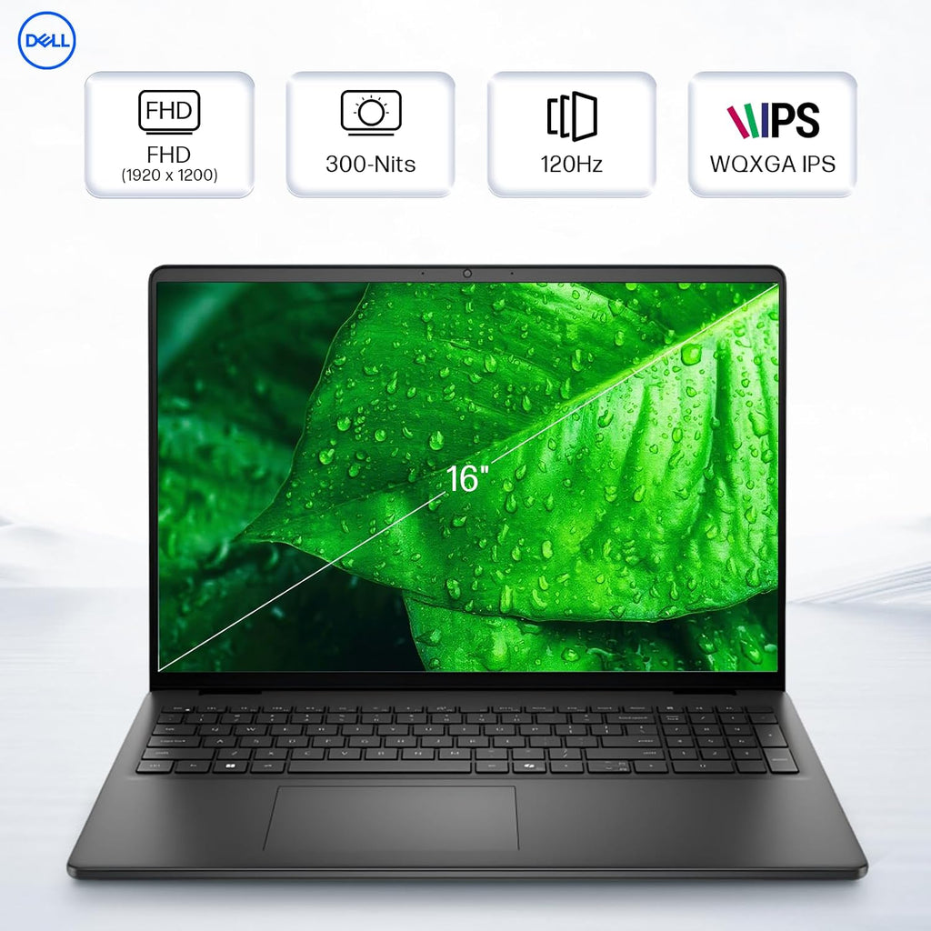Dell Inspiron 16 Touchscreen Laptop for Business, Intel Core 7 150U (Up to 5.4 GHz), 16' FHD+, 300 nits Display, 32 GB DDR5, 5200 MT/s, 1 TB SSD, Backlit Keyboard, Wi-Fi 6E, Windows 11 Pro, Copilot-Ai
