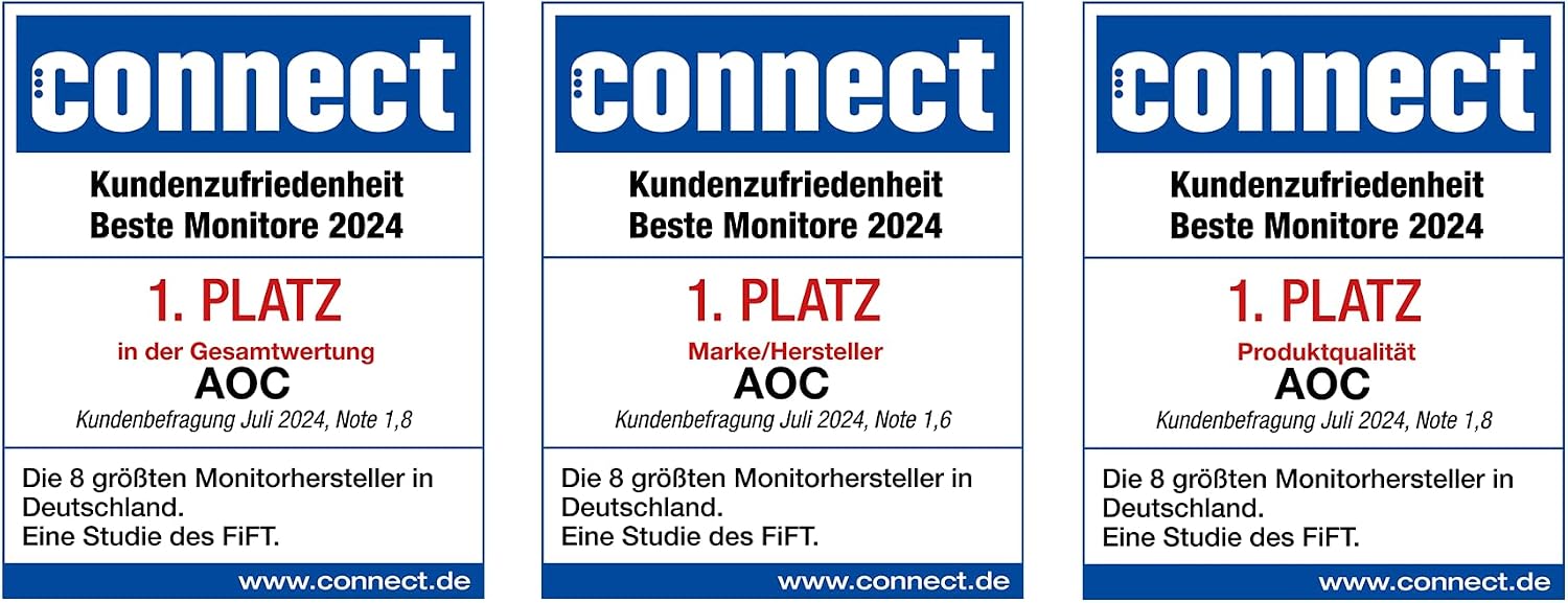 AOC Ve Computer Monitor 81.3 Cm (32') 2560 X 1440 Pixels Quad, W128925088 ((32) 2560 X 1440 Pixels Quad Hd LCD Black, Grey)