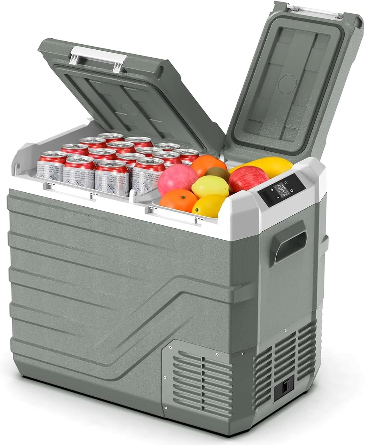 Alpicool Car Refrigerator 12 Volt Portable Car Fridge 41 Quart（39L Electric Cooler with AC/DC，Car Refrigerator Freezer for Truck Van RV Camper SUV, Camping Boat Travel，-4~68°F