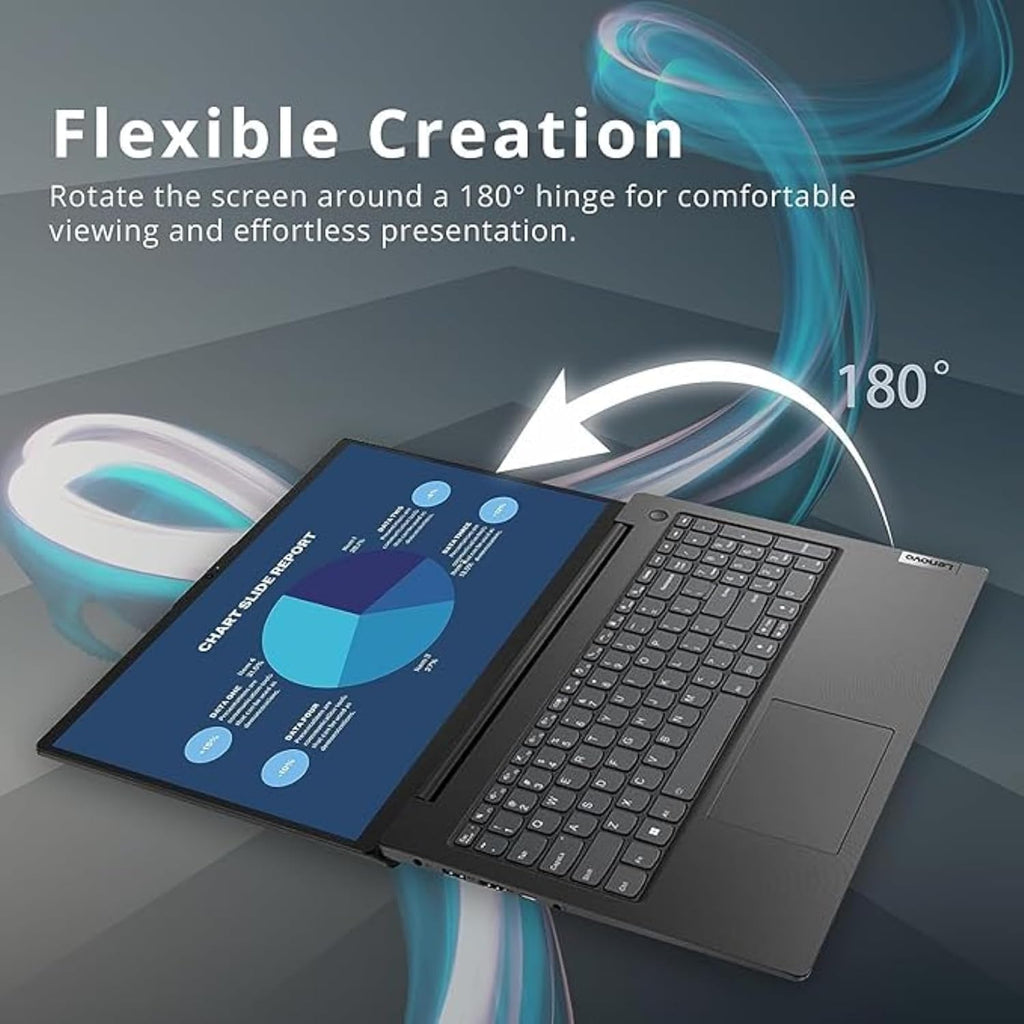 Lenovo V15 Series Laptop • 32GB RAM • 1TB Storage (512GB SSD + 512GB External) • 15.6 FHD Display w/Low-Blue Light • Intel Processor • HDMI • Ethernet Port • Windows 11 Pro • w/WOWPC Bundle