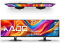 Kado Dual Monitor Setup - 2-Pack 27' 1920x1080 Computer Monitor 75Hz VESA Mount HDMI Office Gaming Hybrid Built-in Speakers (E27X Dual Series)