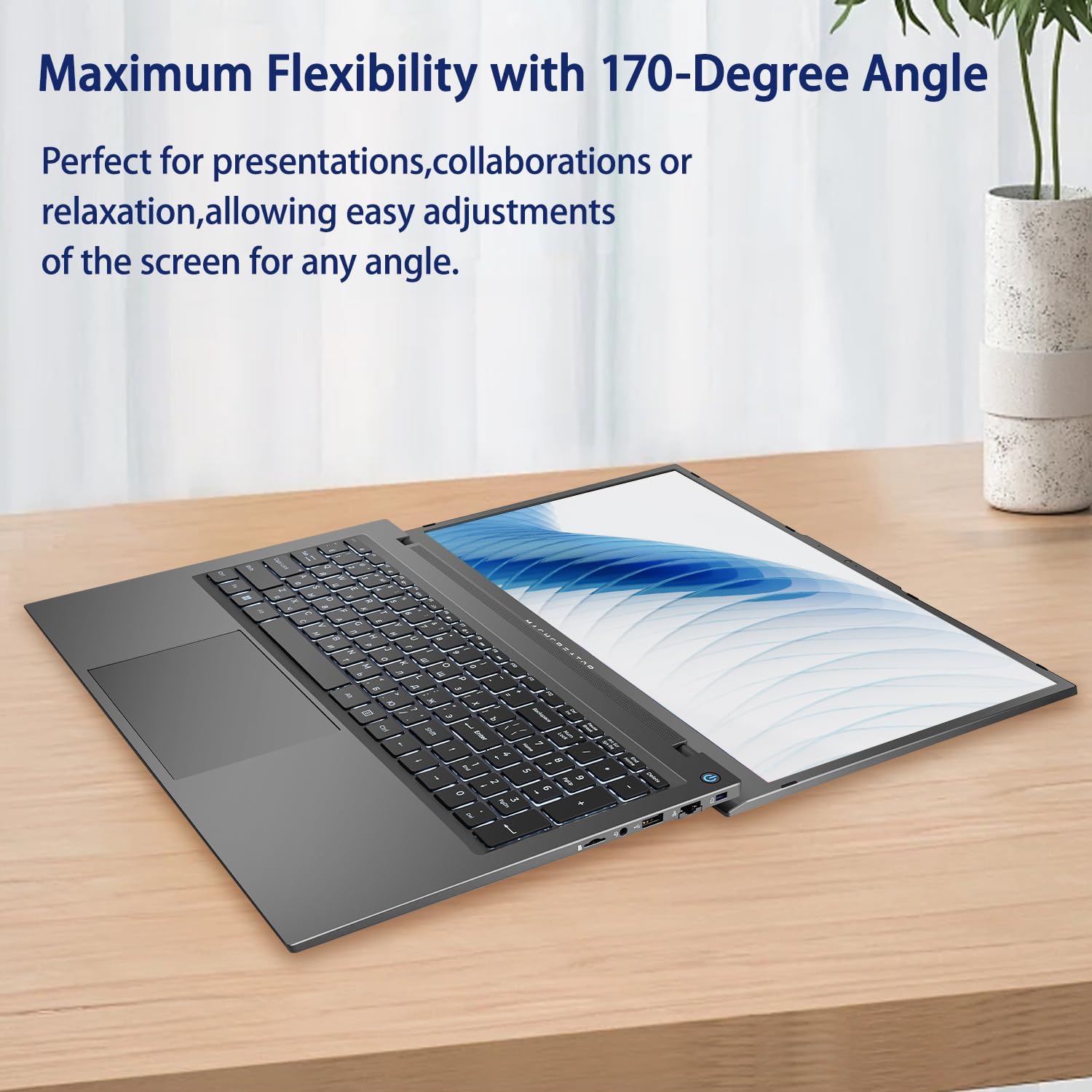Machenike Machcreator N17A 17.3' Laptop, 17.3' FHD 120Hz Display, 4-Cores Intel Processor, 8GB DDR5 RAM, 256GB PCIe SSD, HDMI, Webcam, Backlit Keyboard, SD Card Reader, Wi-Fi, Windows 11 Home, Grey