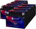 Mighty Max Battery YTX4L-BS 12 VOLT 3AH MOTORCYCLE BATTERY REPLACES YTX4L-BS - 8 PACK