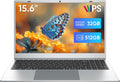 15.6' Laptop 32GB RAM 512GB SSD Laptops with Pentium 6500Y Processor up to 3.4GHz, 1080P IPS Display, WiFi 5, 5-Hour Battery Win11 Laptop Computer for School, Home and Business