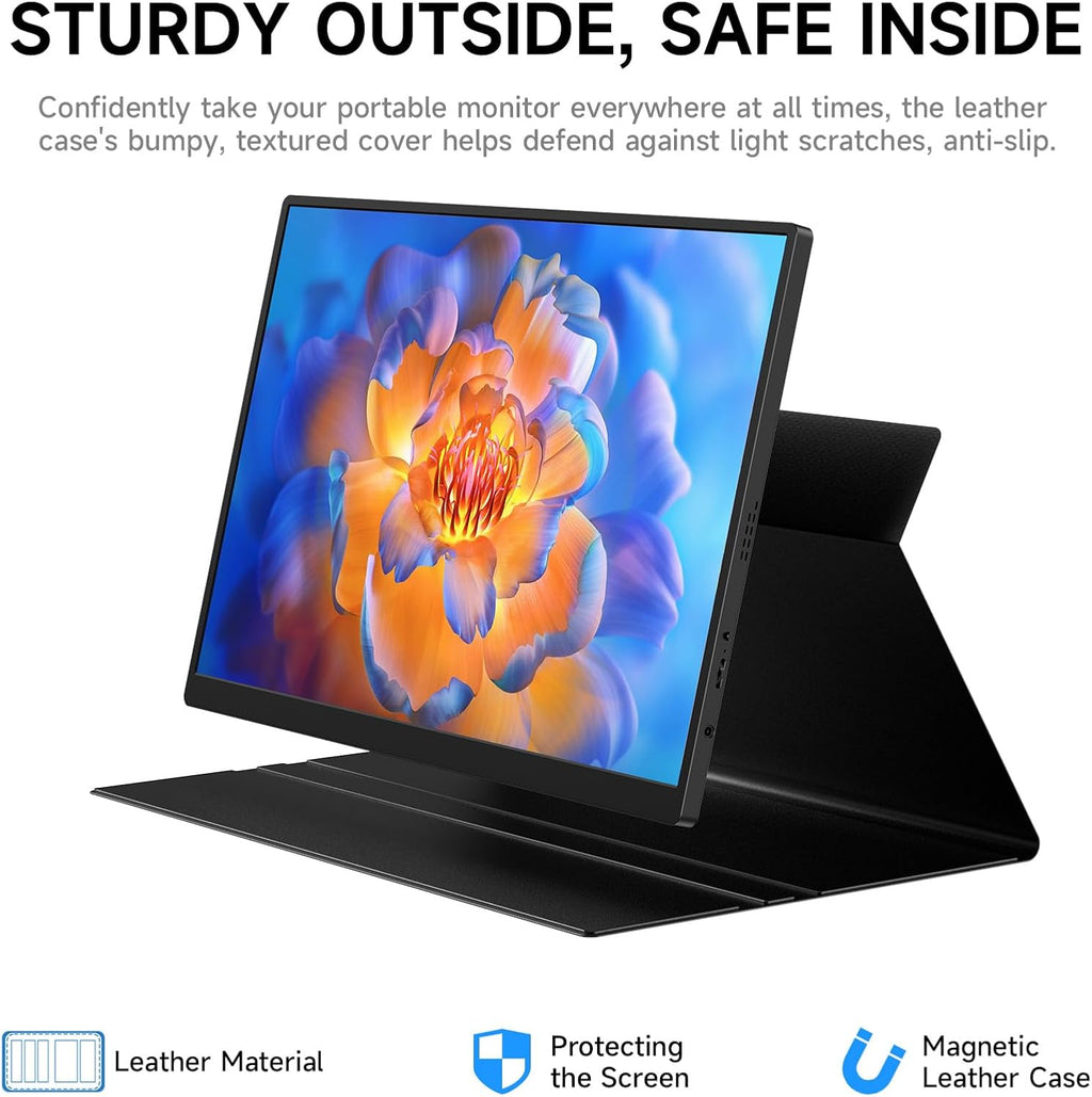 AYY 16' 2.5K 120Hz Portable Monitor, 2560x1600 HDR IPS Display, QHD 100% sRGB, USB-C & HDMI, Eye Care External Second Screen, for Laptop/PC/Phone/PS4/5/Xbox/Switch