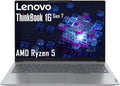 Lenovo ThinkBook 16 Gen 7 Business Laptop, 16' FHD+ Anti-Glare, AMD Ryzen 5 7533HS (> Intel i7-1255U), Fingerprint, Ethernet, IST Computer Customized 16GB/32GB/64GB DDR5, 512GB/1TB/2TB SSD, Win 11 Pro