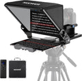 Neewer Teleprompter X14 III with RT113 Remote/App Control, 45° Tilt 14' Beamsplitter All Metal Frame Upgraded Camera Mount QR Plate Compatible with Manfrotto 501PL for iPhone iPad DSLR, Assembly Free