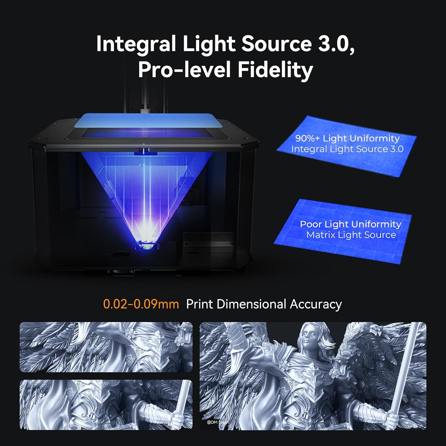 Creality Resin 3D Printer Halot Mage S 14K, with 10.1' HD LCD MSLA Mono, 4X High Speed Printing for 150mm/h Speed, UV Resin Photocuring Printer, Large Printing Size 8.78x4.96x9.06 inches