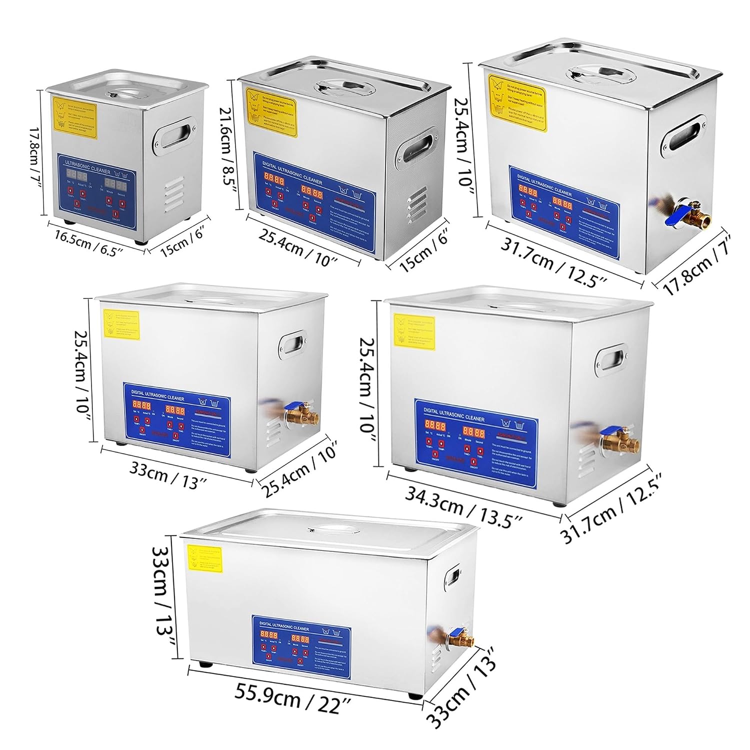 Ultrasonic Cleaners, 3L Ultra Cleaner with Digital Timer Heater Stainless Steel Ultrasound Washing Machine Ultra Home Appliances
