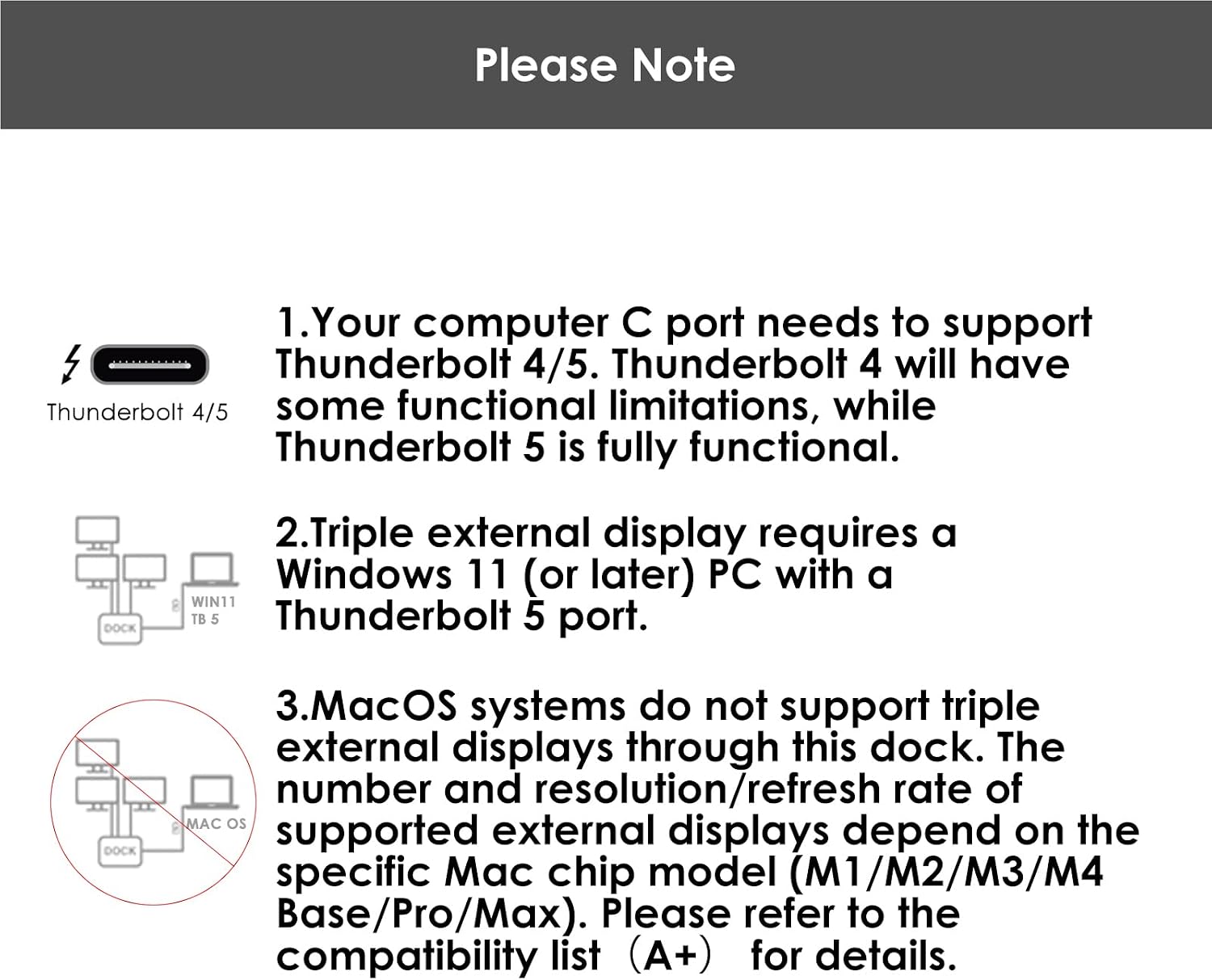 WAVLINK Intel Certified Thunderbolt 5 Dock, 12-in-1 TB5 Docking Station with 120Gbps Max Transfer, 140W PD, 2.5G Ethernet, 4X USB-A 3.2 Gen 2, SD4.0, for Windows 11/Mac OS 14.6 or Later TB5/4 Laptops