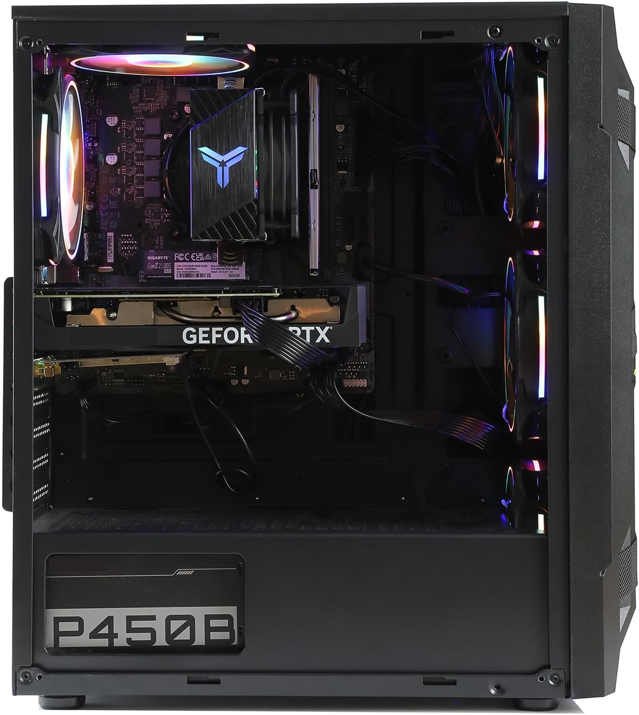 MXZ Gaming Desktop PC Computer I5 9400F,GTX1660S, B365,16GB DDR4, NVME 500G SSD, 5 RBG Fans, Windows 11 Pro Ready to use,I5 9400F| GTX1660S