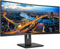 Philips Curved Monitor 346B1C 86 cm (34-inch) (HDMI, DisplayPort, USB-C, USB Hub, 3440 x 1440, 100 Hz, FreeSync, 5ms Response Time) Black