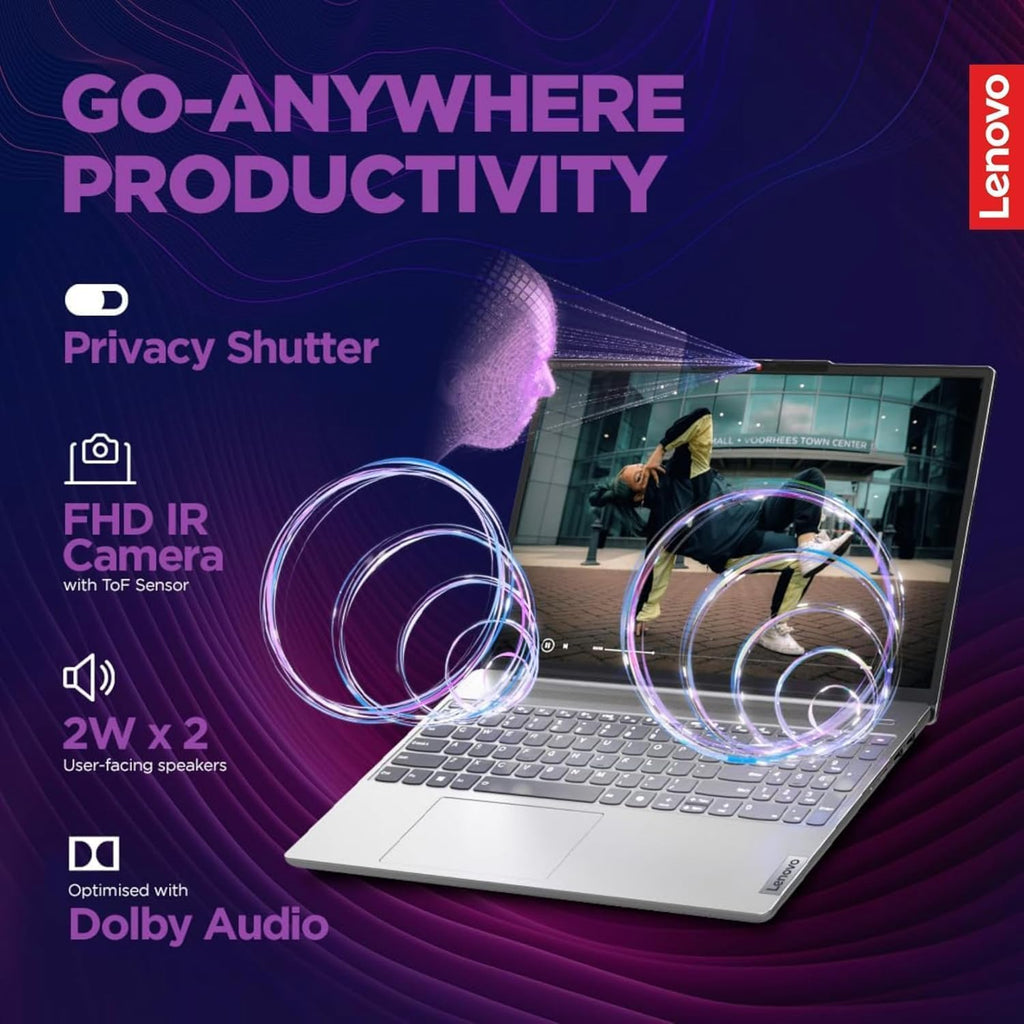 Lenovo 2025 New Touchscreen Laptop • 6-Cores Intel Core i3 • 40GB RAM • 2TB SSD • 15.6 inch FHD (1920 x 1080) Display • Long Battery Life • WOWPC Recovery USB • Windows 11 Pro with Microsoft Office