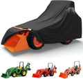 STARTWO Full Tractor Cover Waterproof Heavy Duty, Universal Fits Most Compact Utility Tractors with Backhoe, UV Protection, Dustproof, with Air Vents & Reflective Strips,189 L x 76 W x 86 H in