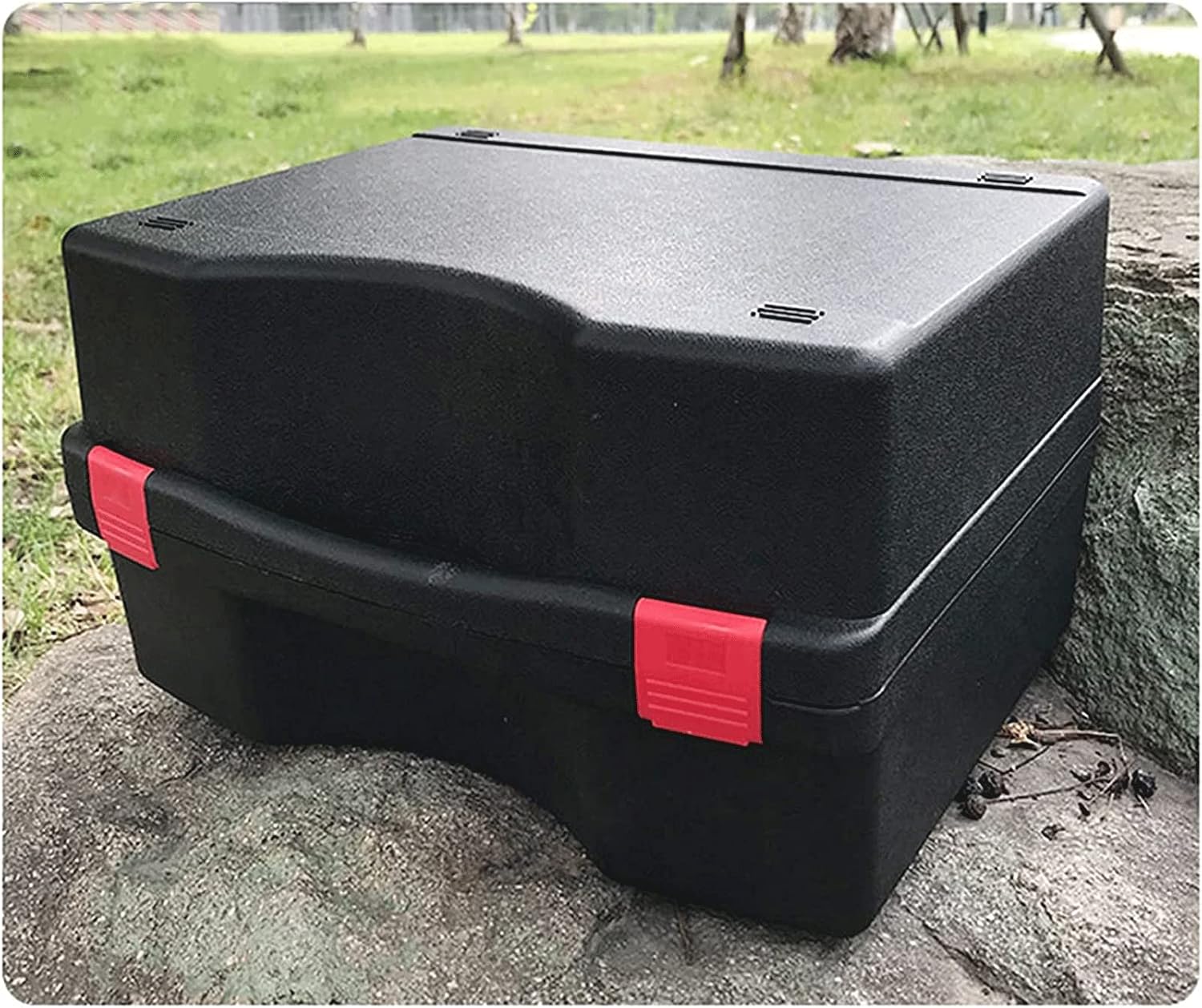 LIOONS Tool Box Plastic High Capacity Tool Boxes Portable Tool Kit Lightweight Strong and Sturdy Hand-Held 27.5 * 22.5 * 9.6cm Tool Kit