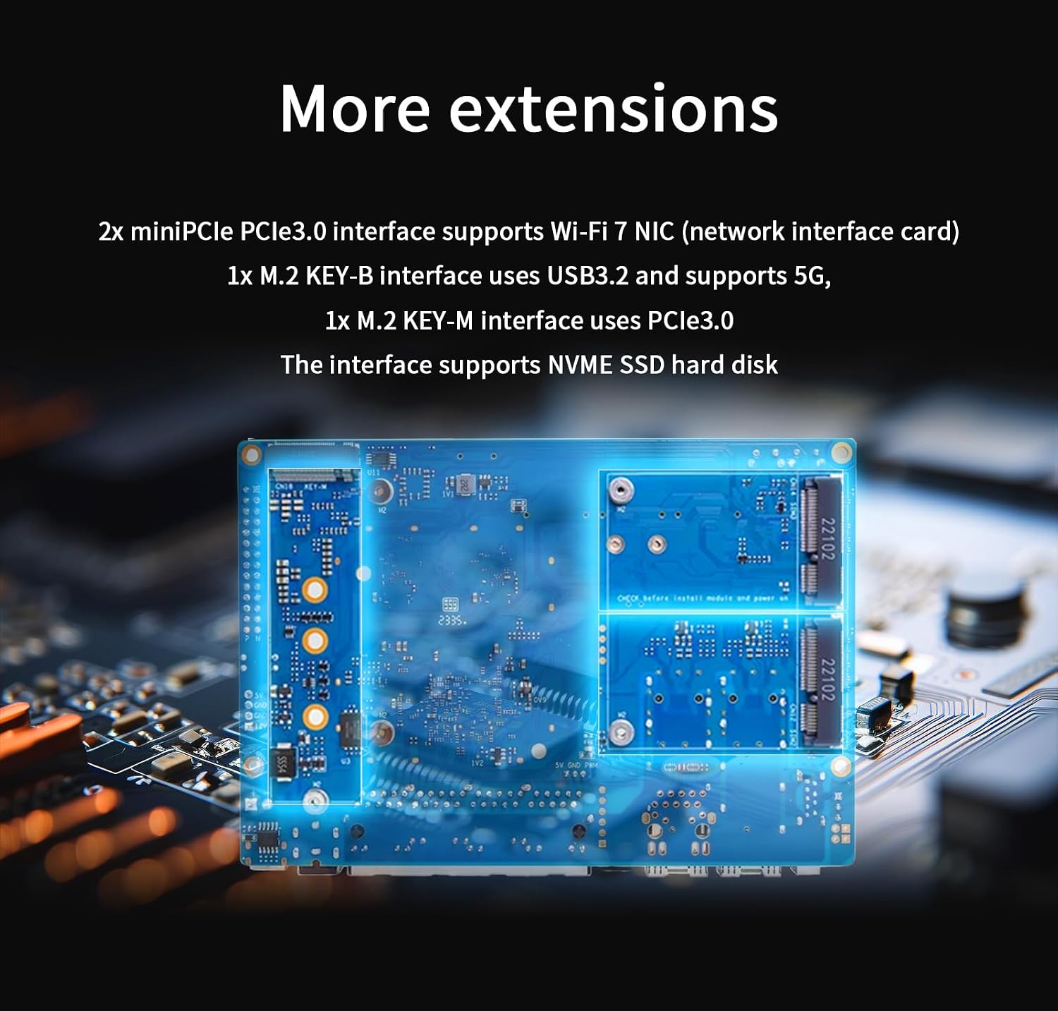 Banana Pi BPI-R4 WiFi 7 Wireless Tri-Band Router OpenWRT - DDR4 4GB/8GB RAM - MediaTek MT7988A SoC, 4G/5G Wireless Router Repeater, 2X 10GbE SFP 4X GbE for NAS Smart Home Gateway (Basic Kit, DDR4 4GB)