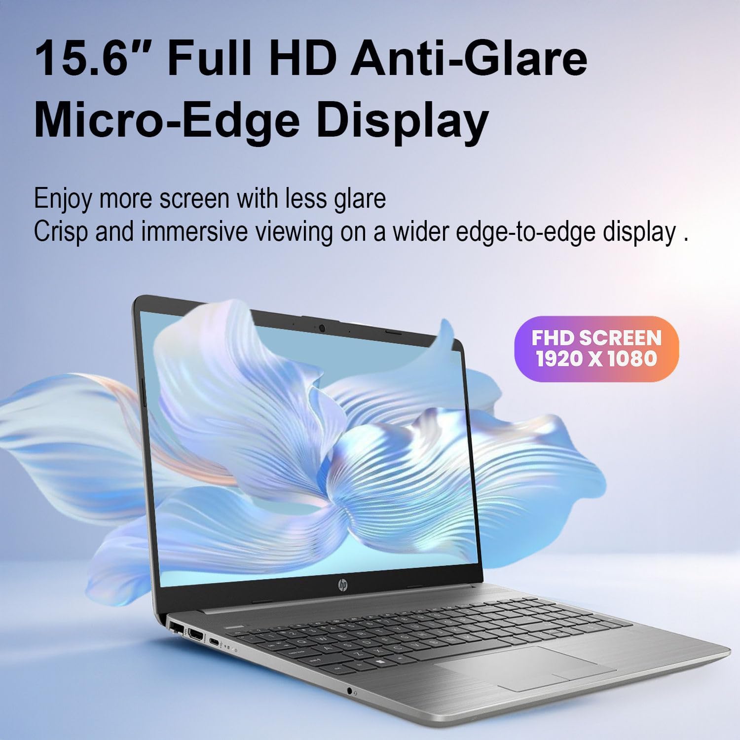 HP Pavilion Laptop | Intel Processor | 8GB DDR4 RAM | 256GB PCIe SSD | 15.6' FHD 1080p Display | Windows 11 Home | Wi-Fi 6 | Full-Size Keyboard | All-Day Performance for Work & Study | WOWPC USB