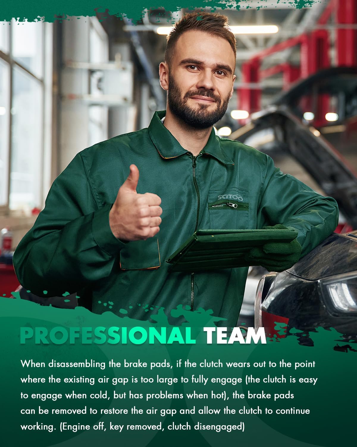 SCITOO Electric PTO Clutch 103-2453 Electric PTO Lawn Mower Clutch Compatible for Exmark: 103-2453, 103-3244, 103-6589, 109-7666 / for Toro: 103-2453, 103-3244, 103-6589, 109-7666