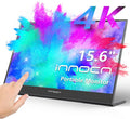 INNOCN 15.6' 4K Portable Monitor Touchscreen 3840 x 2160 USB C HDMI External Gaming Monitor Second Computer Screen Travel Portable Monitor for Laptop w/Kickstand