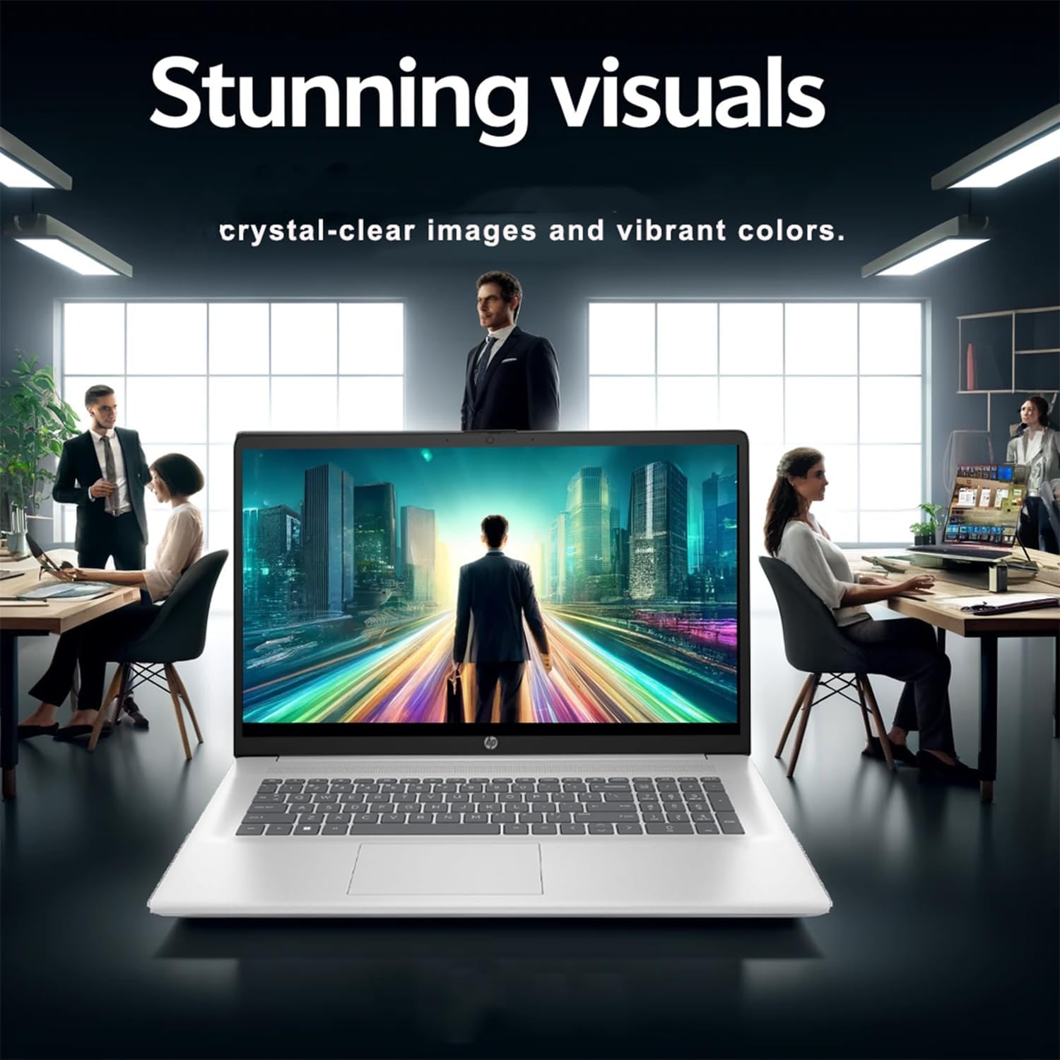 HP 2025 17.3 inch Laptop Computer • 32GB RAM • 1TB SSD • Intel 8-Cores i3 CPU • 10-Key Number Pad • Wi-Fi • HDMI • Webcam • Window 11 • WOWPC Recovery USB • Business and Fun Ready