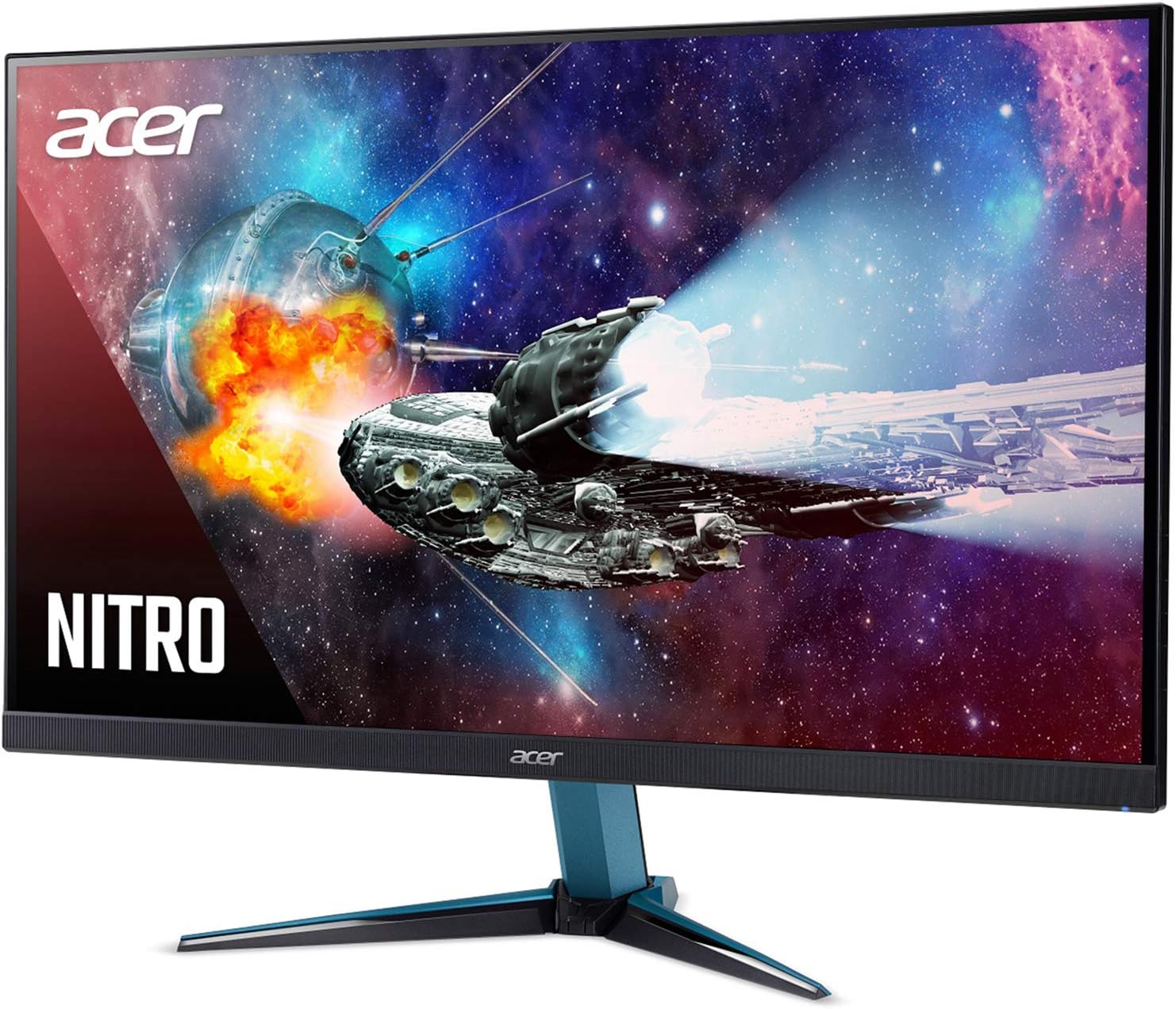 acer Nitro VG271U Pbmiipx 27' WQHD (2560 x 1440) IPS AMD Radeon FREESYNC Gaming Monitor, 144Hz, VESA Certified Display HDR400, DCI-P3, (2 x HDMI 2.0 Ports & 1 x Display Port), Black