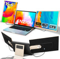 Laptop Screen Extender,Upgraded 15.6' Portable Monitor,FHD 1080P Triple Laptop Screen Extender,Detachable Dual Monitor for 13'-17' Laptops,Plug & Play,Compatible with Mac/Wins/Chrome/Dex