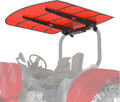 Red Tractor Canopy for ROPS 53-3/8' x 53-3/8' – Sunshade Roof for Lawn Mowers, Heavy-Duty Mounting Brackets, Non-Fading High-Density Thermoplastic (Adds About 4' to Tractor Height)