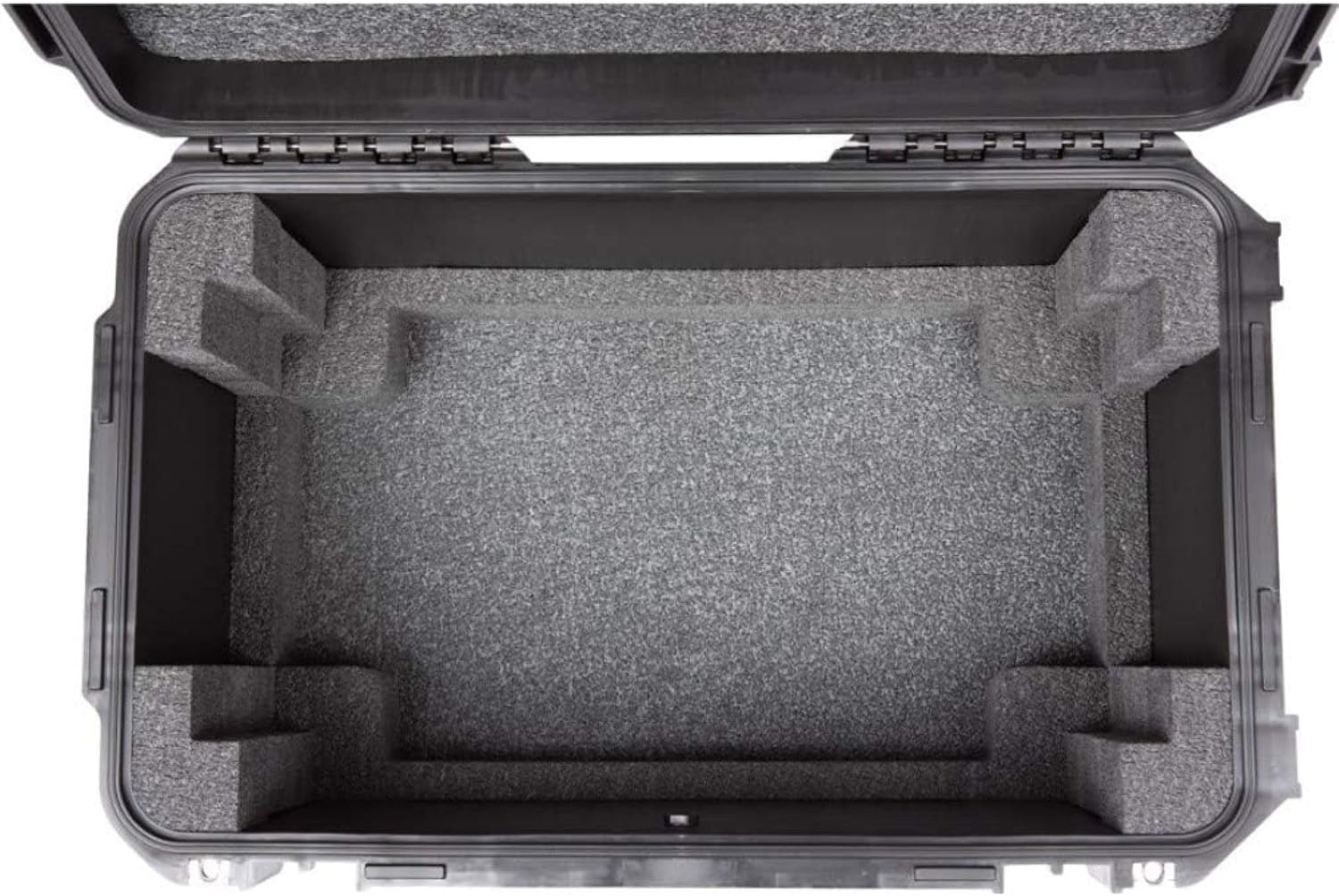 SKB iSeries 4U Shallow Fly Rack, Waterproof Polypropylene Hard Case with Durable Latches for Travel and Storage, Ideal for Musicians, 9 Inch, Black