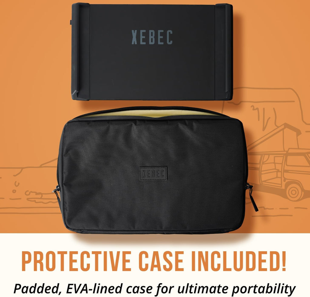 Xebec Tri-Screen 3 for Mac | Laptop Screen Extender with DisplayLink Adapter Included | Two 13.3 Inch Displays | Single Cable Connection | Portable Laptop Monitor for MacBook | Travel Case Included
